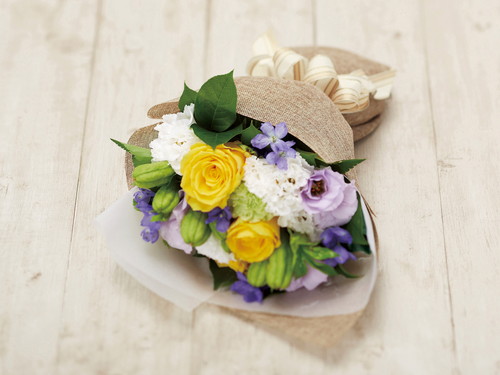 ラフリネン 約48CMX約4.5M 66 ブラウンの画像