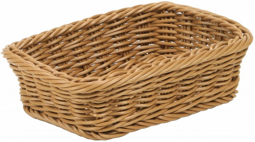 PPバスケット22×15 カフェブラウンの画像