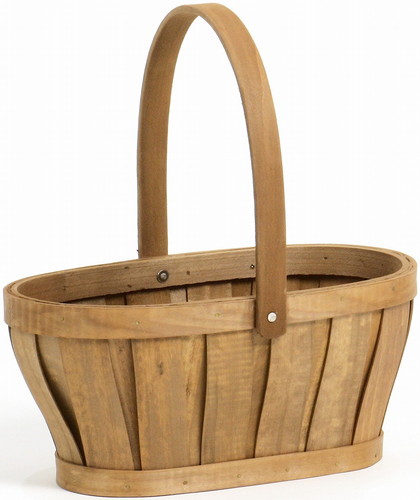 L付ウッディ連鉢手付3.5号用茶の画像