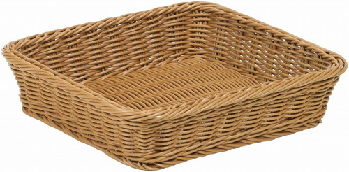 PPバスケット30×30 カフェブラウンの画像