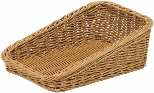 PPバスケット21×30ハス切り カフェブラウンの画像