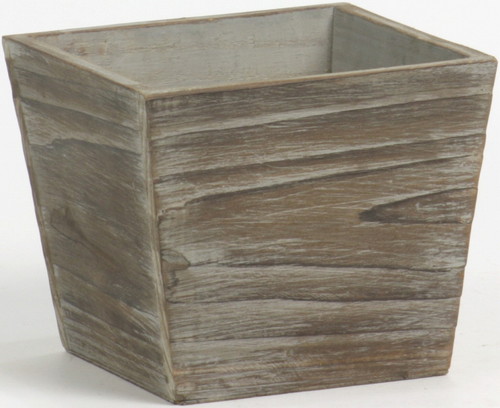 L付木製アンティーク角ダ鉢4号用の画像