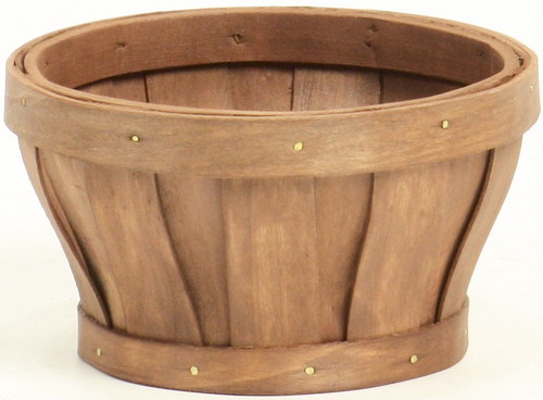 L付ウッディアレンジ篭S茶の画像