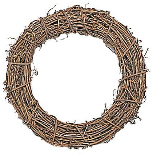 ひげづるリース 丸 25cmの画像