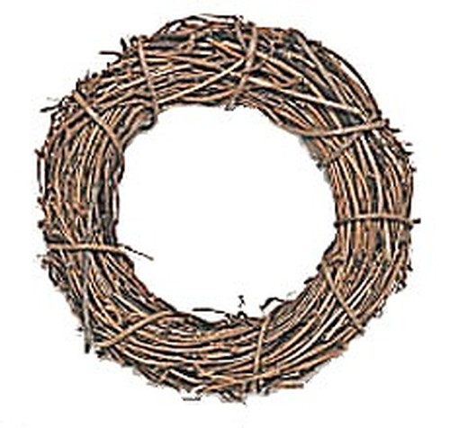 ひげづるリース 丸 13cmの画像