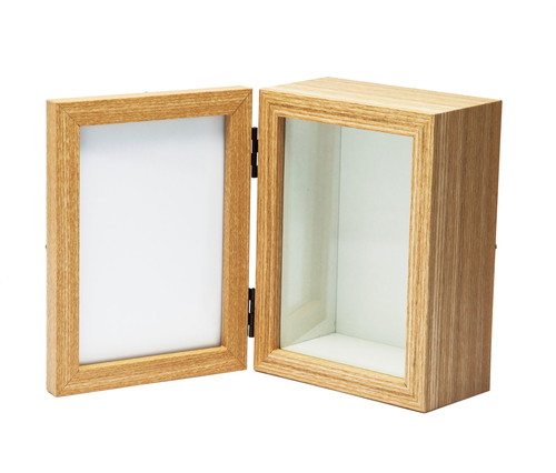 ボックス&フォトフレームS【ナチュラル】の画像