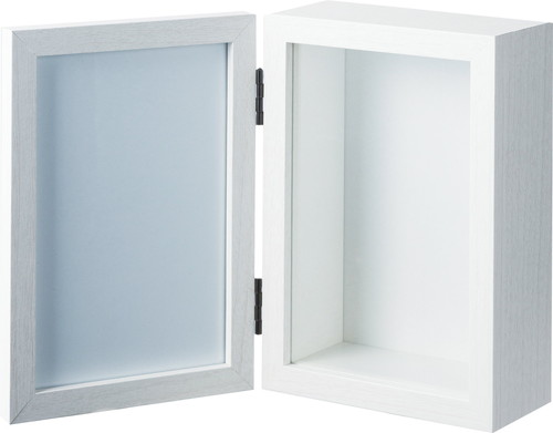 ボックス&フォトフレームS【ホワイト/ホワイト】の画像