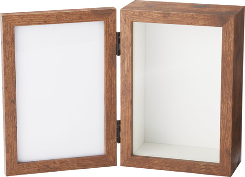 ボックス&フォトフレームM【ダークブラウン】の画像