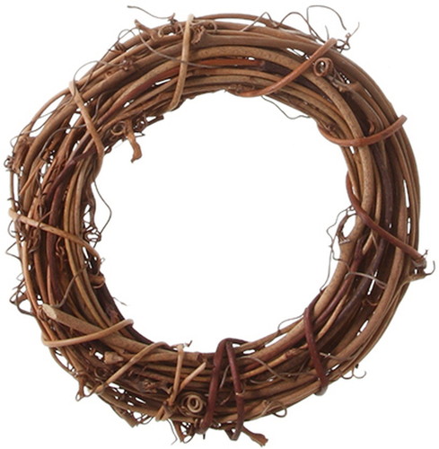 10cmナチュラルラタンリース 6Pの画像