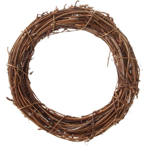 15cmナチュラルラタンリース 6Pの画像