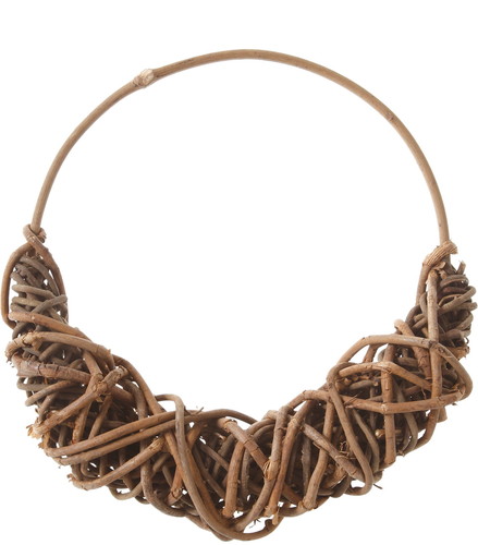 20cmナチュラルラタンムーンリースの画像