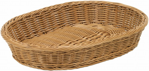 PPバスケット39×30小判 カフェブラウンの画像