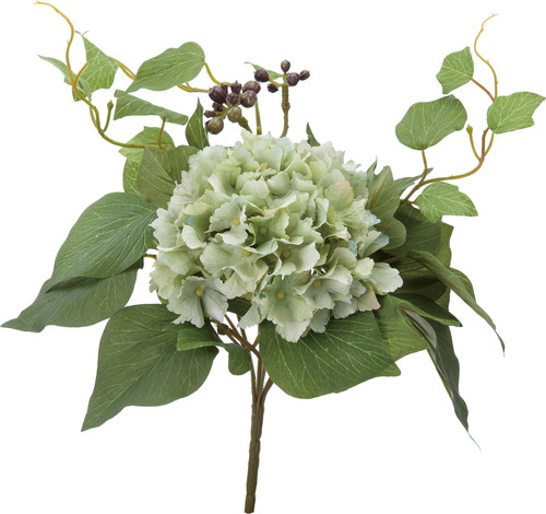 アジサイミックスブッシュ【ライトグリーン】の画像