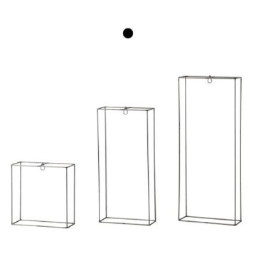 Thin iron frame_18L7.5W38H (シン アイアン フレーム)【SILVER】の画像