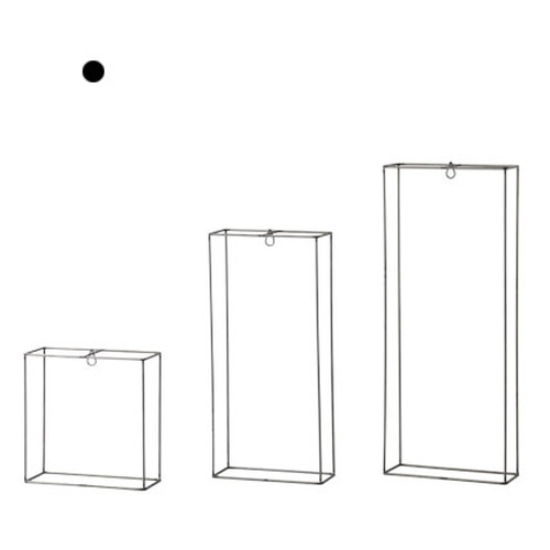 Thin iron frame_20L7.5W20H (シン アイアン フレーム)【SILVER】の画像