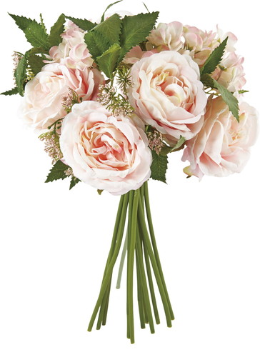 オールドローズミックスハンドルブーケ【ピンク】の画像