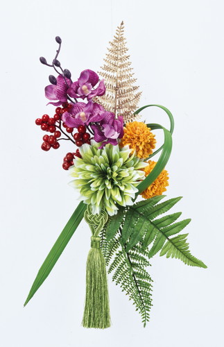 アレンジブーケ(ダリアと蘭)の画像