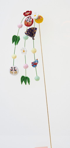 ちりめん正月飾りピックの画像