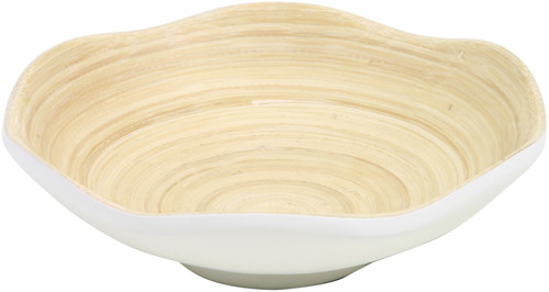 Bamboo kuchen flower bowl S WHの画像