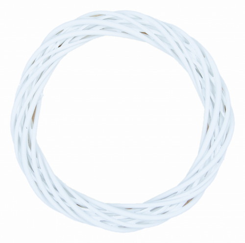 柳リースφ20 白の画像