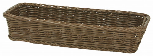 PEバスケットブラウン カトラリーの画像