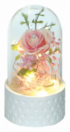 LEDフラワー ドームピンクの画像