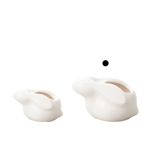 SHIRO USAGI_15.5L9W9.5H (シロウサギ)【WHITE】の画像