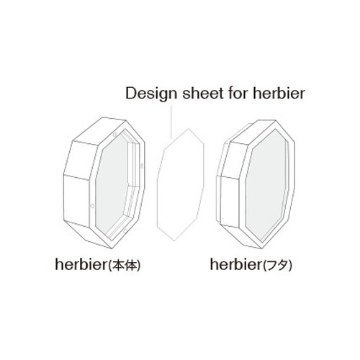 Design Sheet for herbier_19L19W (デザインシート フォー エルビエ)【CLEAR】画像