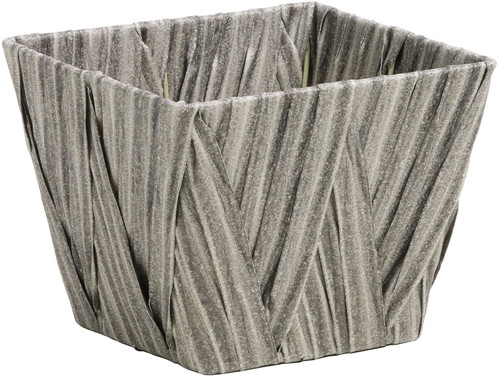 PEクロス編み ダ鉢4号用グレーの画像