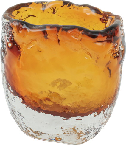 AMBER WIDE VASE Sの画像