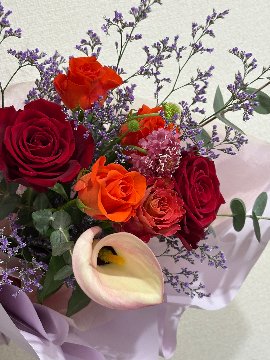 【定期購入】お任せ季節の花束６回コースの画像