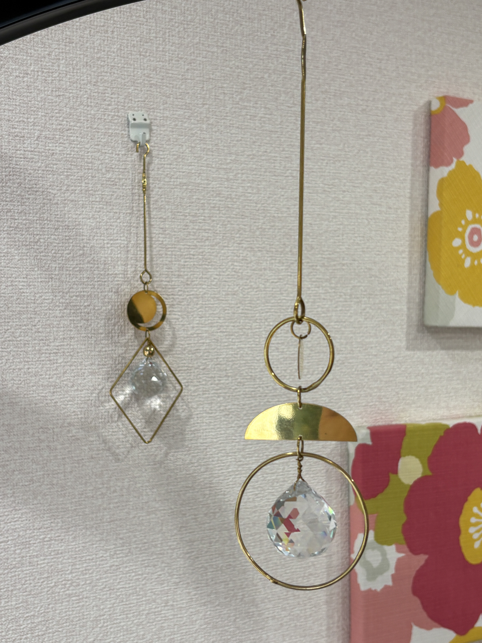 プラス＆ガラスオーナメント ダイヤ　in bloomの画像