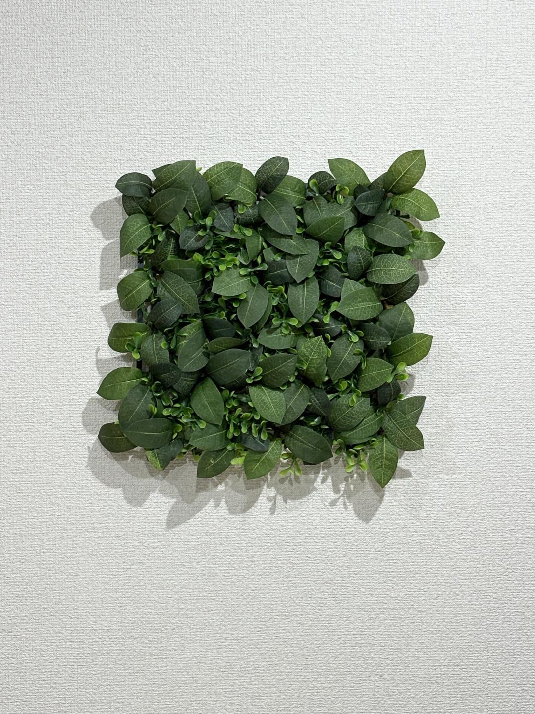 【カスタムオーダー】wall green 造花２５X２５の画像