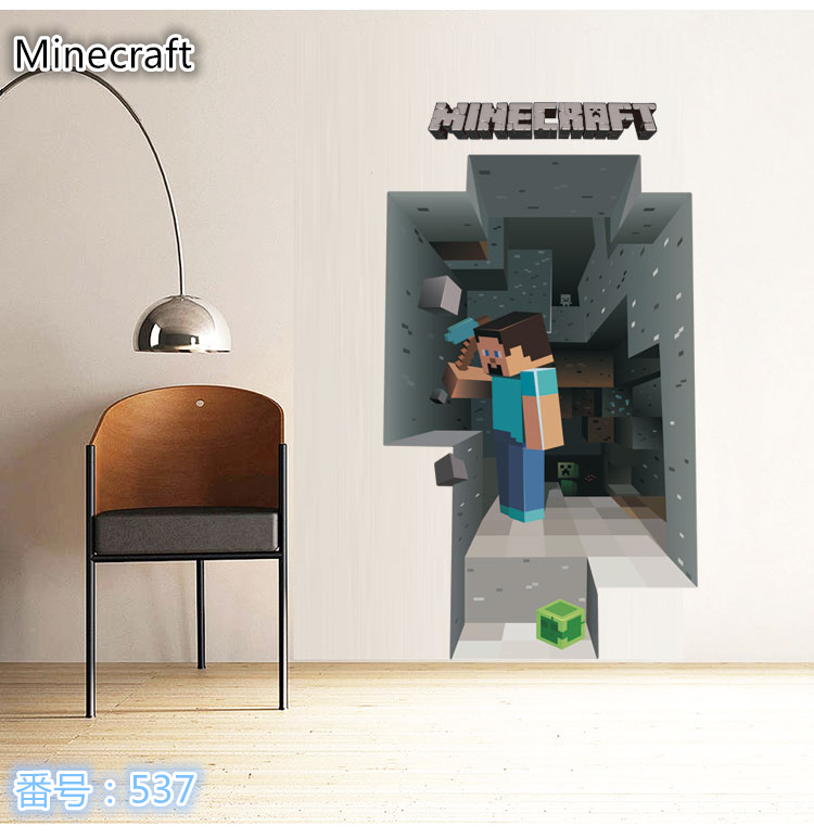 Minecraft マインクラフト　プレイヤー（Steve） 79ｃｍ＊44ｃｍの画像