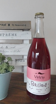 【赤泡】VINVIE(ヴァンヴィ)　ペティアン ピノノワール 2024の画像