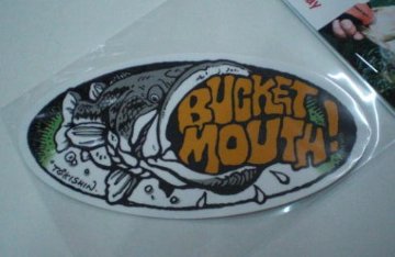 BUCKET MOUTH ! ステッカー スモールサイズの画像