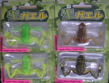 生ガエルの画像