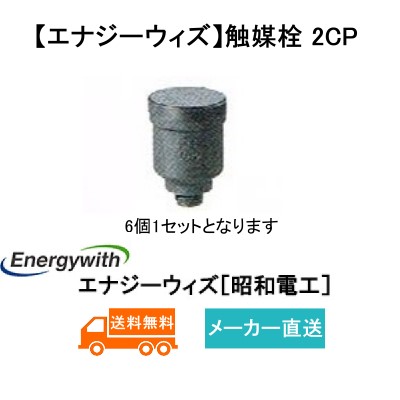 【エナジーウィズ】触媒栓2CP　 6個入り 有効期限シール付 （昭和電工・日立化成・新神戸）HS150(E)～HS600(E)  鉛蓄電池用の画像