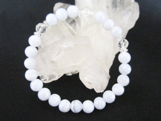 ブルーレース・水晶ブレスの画像