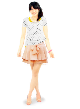 ぺプラムキュロットの画像