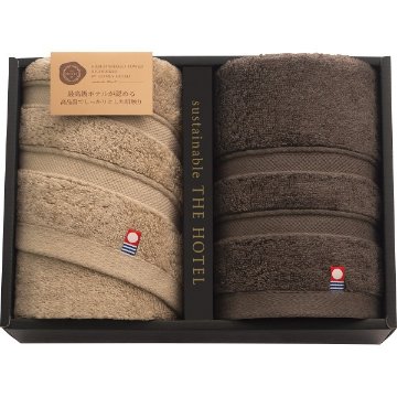 サステナブル　ＴＨＥ　ＨＯＴＥＬ　ホテル仕様フェイスタオル２枚セット 65444の画像
