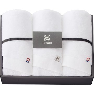 ＨＯＴＥＬＩＳＴ　フェイスタオル３枚セット ホワイト Hｰ11655の画像