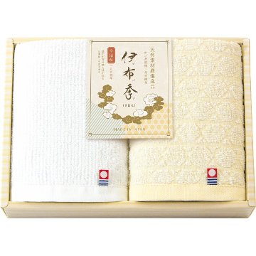 今治　伊布季〈ＩＢＵＫＩ〉　ハンドタオル２枚セット 78010の画像