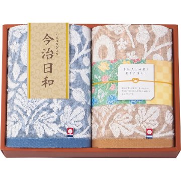 今治日和〜いまばりびより〜　フェイスタオル２枚セット 66730の画像