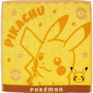 ポケモン　タオルハンカチ ピカチュウ PO207200の画像
