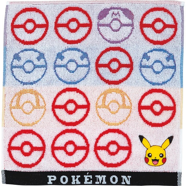 ポケモン　タオルハンカチ モンスターボール PO207600の画像