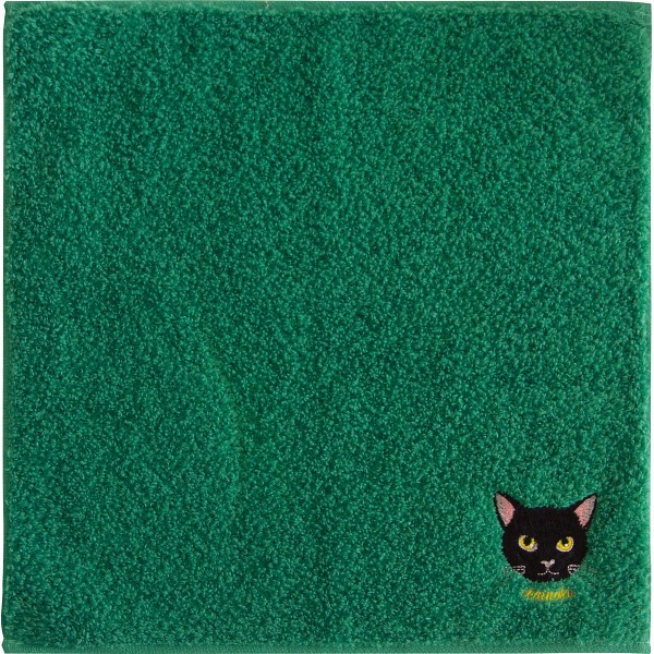 Ｕｃｈｉｎｏｋｏ　ｍａｔｅ　コットンハンカチ クロネコ UNS-1203の画像
