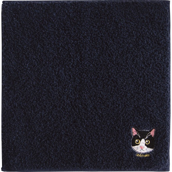 Ｕｃｈｉｎｏｋｏ　ｍａｔｅ　コットンハンカチ ハチワレ UNS-1204の画像