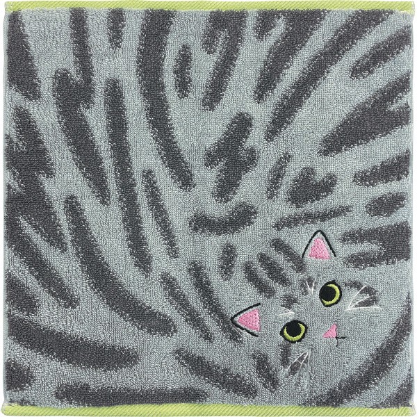 Ｕｃｈｉｎｏｋｏ　ｍａｔｅ　毛並みハンカチ サバトラ UNJ-804の画像