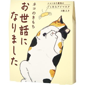 ホットアイマスク３枚 お世話になりました 20821003の画像